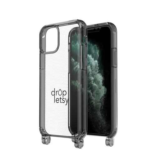 Handyhülle iPhone 11 Series GRAU transparent - dropletsy