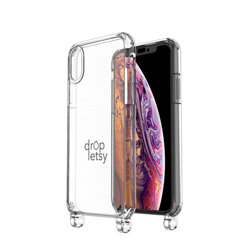 Handyhülle iPhone X/XS/XR Series transparent - dropletsy